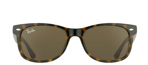 Ray-Ban Jr RJ 9052 Wayfarer Plastic Sunglasses - Tortoise with Brown Lens