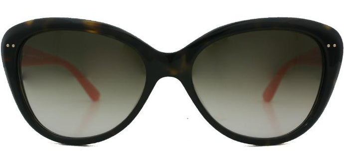 Kate Spade KS Angelique Cat-Eye Plastic Sunglasses - Tortoise And Pink with Brown Gradient Lens