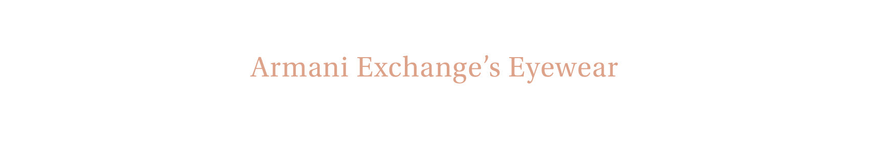 Armani Exchange
