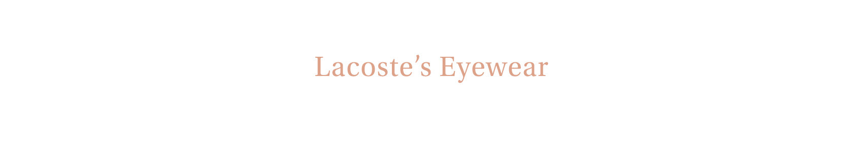 Lacoste