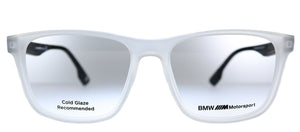 BMW Motorsport BS 5006 026 Clear Square Plastic Eyeglasses