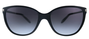 Ralph by Ralph Lauren RA 5160 501/11 Shiny Black Cat-Eye Plastic Sunglasses