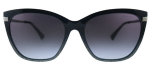 Ralph by Ralph Lauren RA 5267 58418G Shiny Gradient Black Glitter Butterfly Plastic Sunglasses