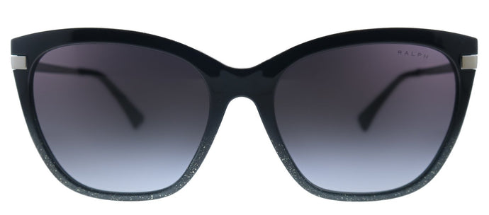 Ralph by Ralph Lauren RA 5267 58418G Shiny Gradient Black Glitter Butterfly Plastic Sunglasses