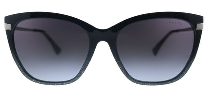 Ralph by Ralph Lauren RA 5267 58418G Shiny Gradient Black Glitter Butterfly Plastic Sunglasses