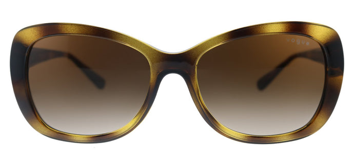 Vogue Eyewear VO 2943SB W65613 Dark Havana Butterfly Metal Sunglasses