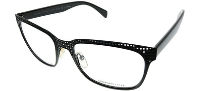 Marc by Marc Jacobs MMJ 613 MPZ Matte Black Weave Square Metal Eyeglasses