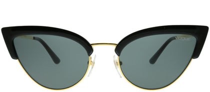 Vogue Eyewear VO 5212S W44/87 Black Gold Cat-Eye Plastic Sunglasses
