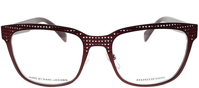 Marc by Marc Jacobs MMJ 613 KUA Brown Weave Square Metal Eyeglasses