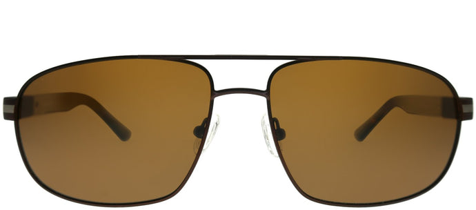 Chesterfield CH 05S 4IN Matte Brown Aviator Metal Sunglasses