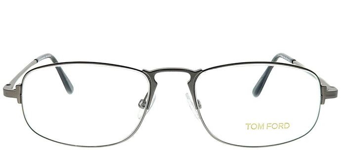 Tom Ford FT 5203 015 Silver Oval Metal Eyeglasses
