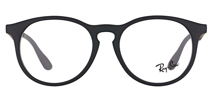 Ray-Ban RY 1554 Round Plastic Eyeglasses - Rubber Black
