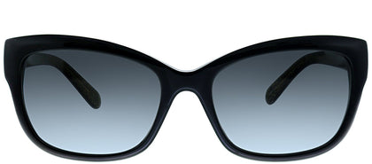 Kate Spade Johanna JLQ Black Cat-eye Plastic Sunglasses