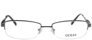 Guess GU 1816 GUN Gunmetal Metal Semi-Rimless Eyeglasses