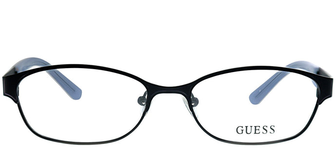 Guess GU 2353 BLK Black Metal Rectangle Eyeglasses