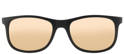 Ray-Ban Junior RJ 9062 70132Y Matte Black on Black Square Plastic Sunglasses