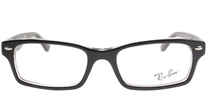 Ray-Ban Jr RY 1530 Square Plastic Eyeglasses - Top Black On Transparent