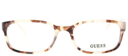 Guess GU 2558 055 Pink Havana Rectangle Plastic Eyeglasses