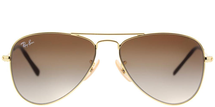 Ray-Ban Childrens Aviator RJ 9506S 223/13 Gold Aviator Metal Sunglasses