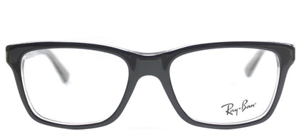 Ray-Ban RY 1536 Square Plastic Eyeglasses - Top Black On Transparent