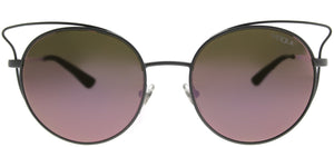Vogue VO 4048S 50525R Pastel Grey Cat-Eye Metal Sunglasses