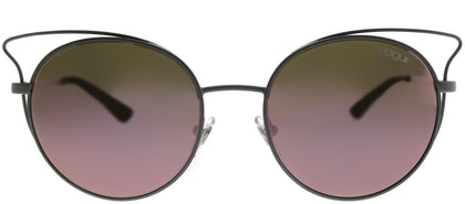 Vogue VO 4048S 50525R Pastel Grey Cat-Eye Metal Sunglasses