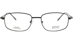 Elasta Elasta 7193N JVX Grey Pewter Rectangle Metal Eyeglasses