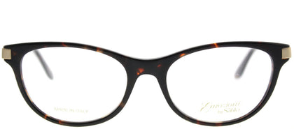 Emozioni Emozioni 4047 2IK Havana Gold Cat-Eye Plastic Eyeglasses