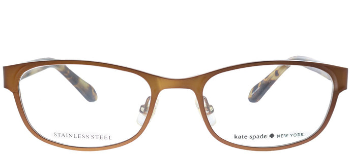 Kate Spade Jayla FWA Brown Rectangle Metal Eyeglasses