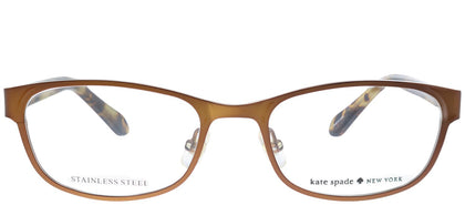 Kate Spade Jayla FWA Brown Rectangle Metal Eyeglasses